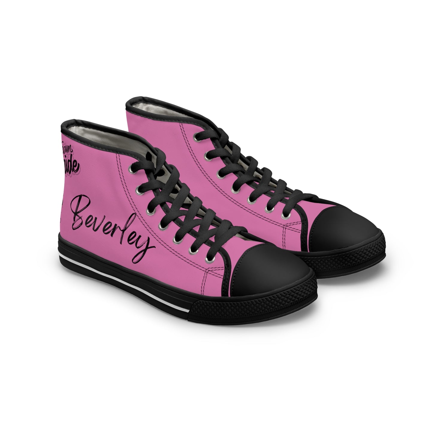 Team Bride P! PERSONALIZE & CUSTOMIZE IT! Women's High Top Sneakers