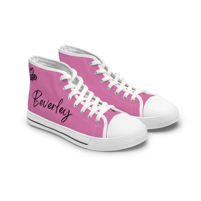 Team Bride P!   PERSONALIZE & CUSTOMIZE IT!  Women's High Top Sneakers