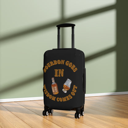 BOURBON GOES IN BLACK Luggage Cover