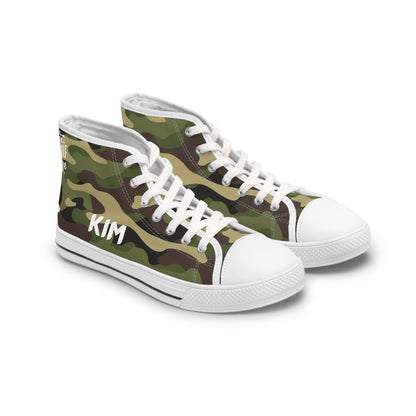 LOVE YOURSELF MORE! - PERSONALIZE & CUSTOMIZE IT! Women's High Top Sneakers