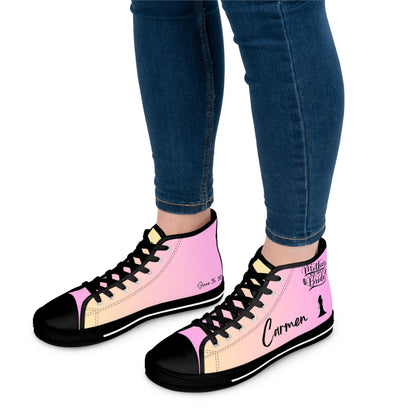 MOTHER OF THE BRIDE! DESIGN THEN PAY PERSONALIZE & CUSTOMIZE IT! Women's High Top Sneakers