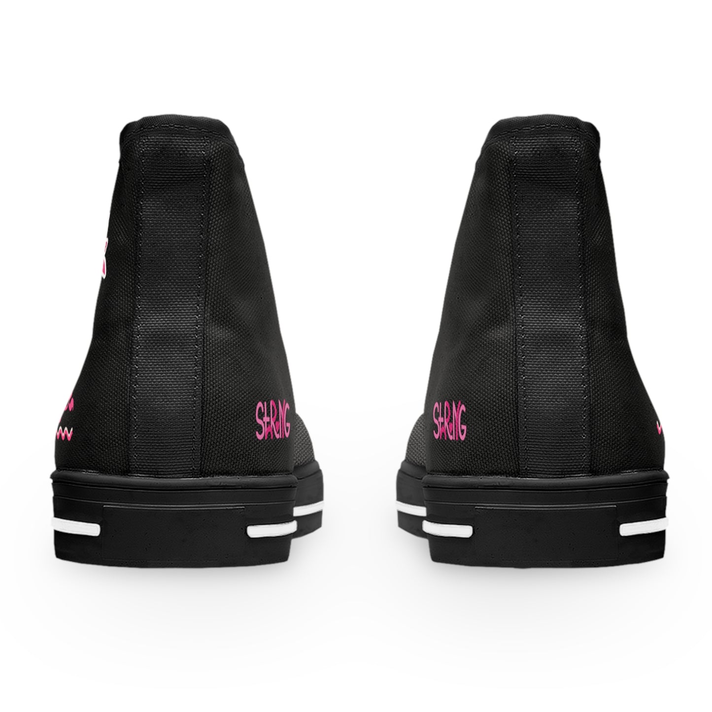 I Survived - Black - Women's High Top Sneakers