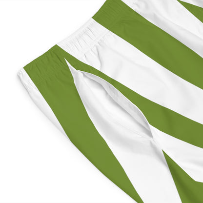 GREEN SPIRAL Men's Board Shorts (AOP)