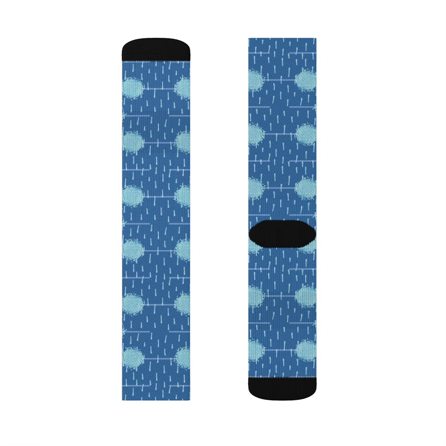 Blue spot Sublimation Socks