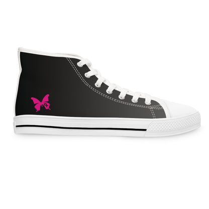 Warrier Pink Grey - DESIGN THEN PAY Women's High Top Sneakers