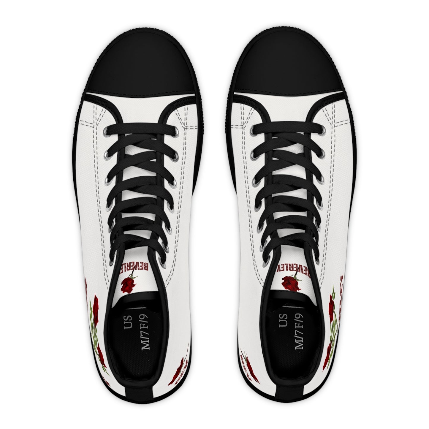 THE FAINT ONE  WHITE-  Women's High Top Sneakers