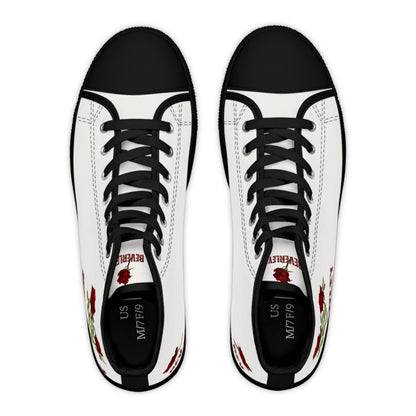 THE FAINT ONE  WHITE-  Women's High Top Sneakers