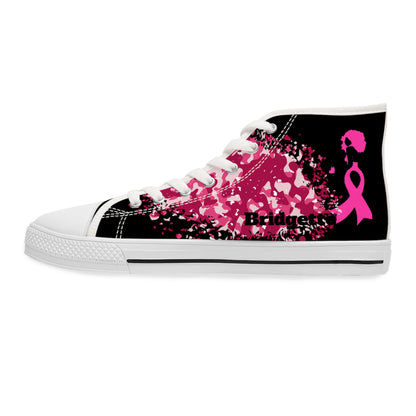 The Camo Pink  DESIGN THEN PAY Women's High Top Sneakers