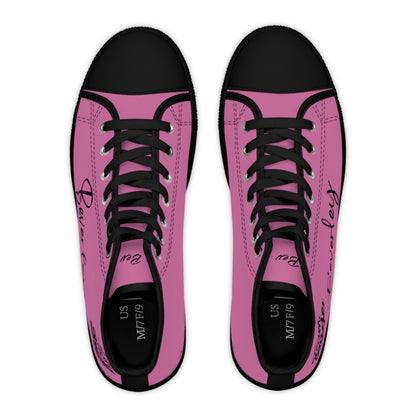 Team Bride P!   PERSONALIZE & CUSTOMIZE IT!  Women's High Top Sneakers