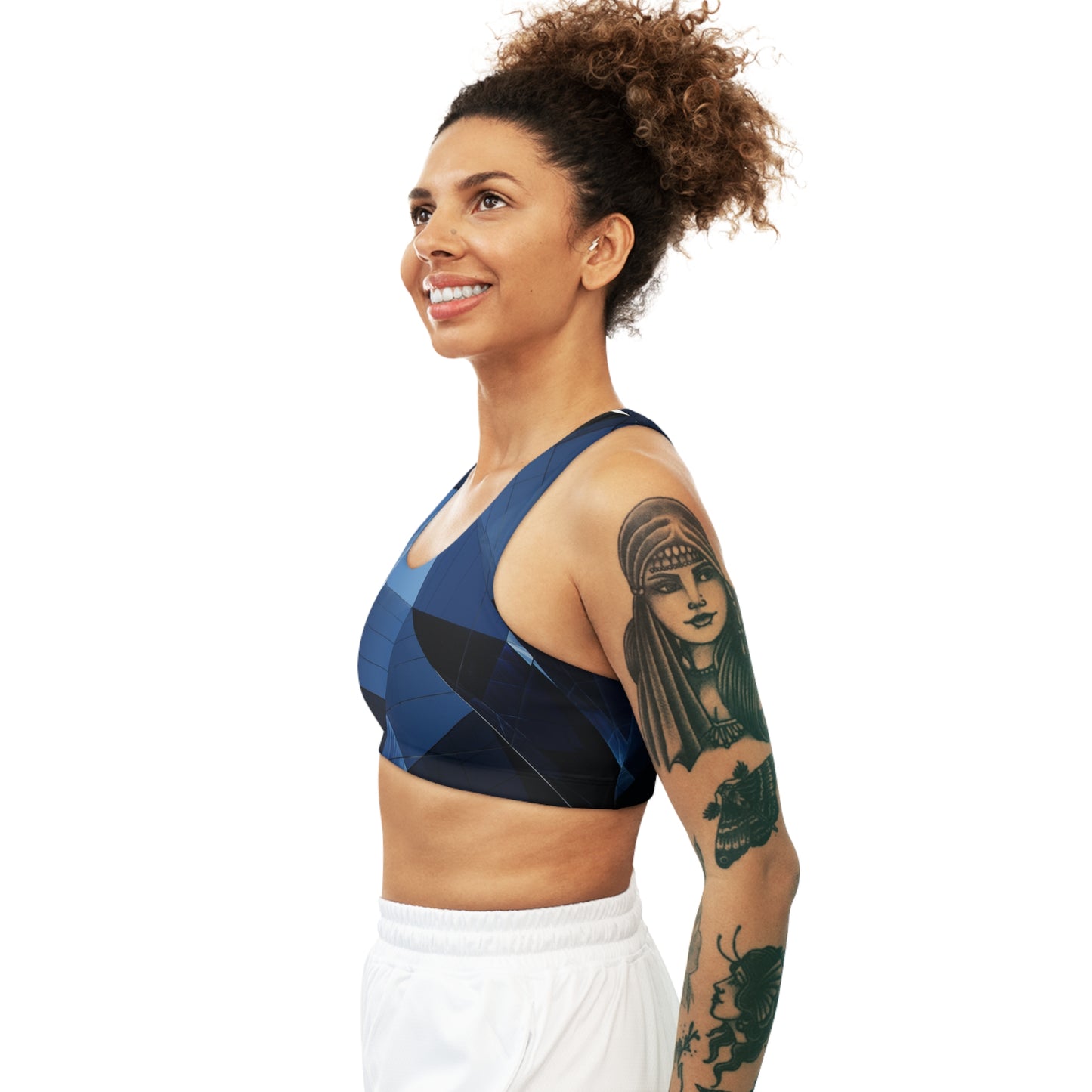 I WANT IT Seamless Sports Bra (AOP)