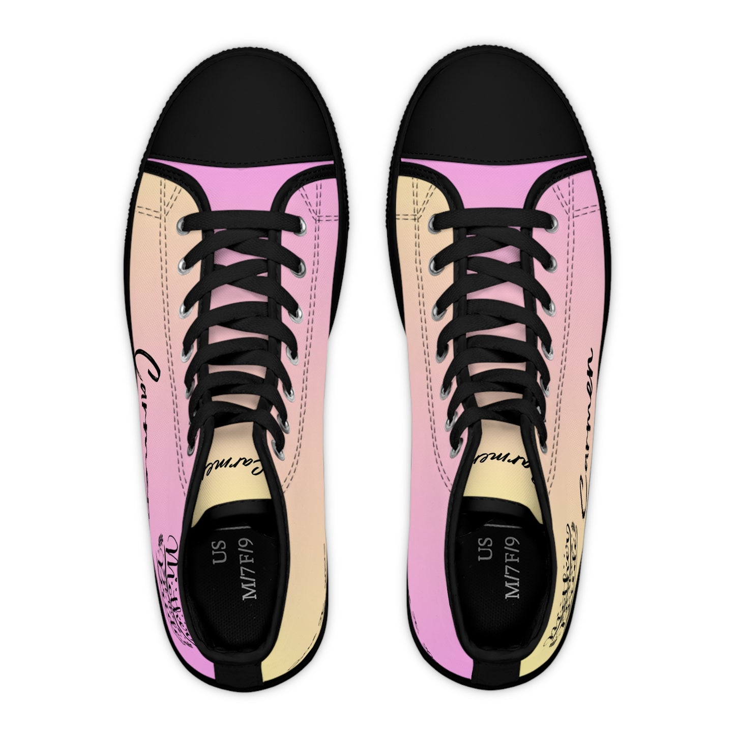 MOTHER OF THE BRIDE! DESIGN THEN PAY PERSONALIZE & CUSTOMIZE IT! Women's High Top Sneakers