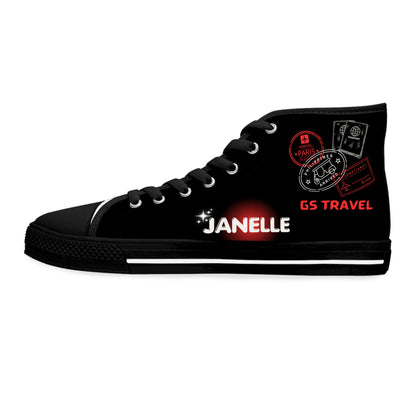 Travel time - DESIGN THEN PAY Women's High Top Sneakers