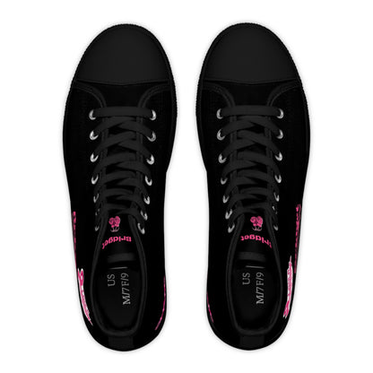 I Survived - Black - Women's High Top Sneakers