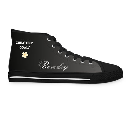 GIRL'S TRIP!   - PERSONALIZED/CUSTOM High Top Sneakers