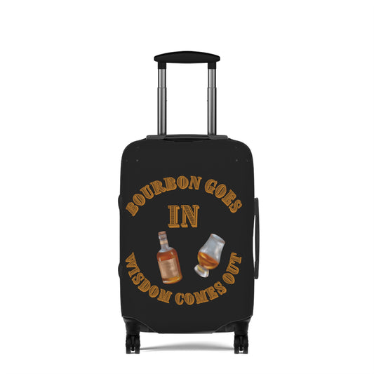 BOURBON GOES IN BLACK Luggage Cover