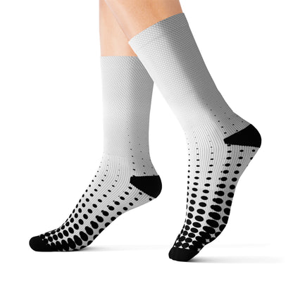 Black Dots Sublimation Socks