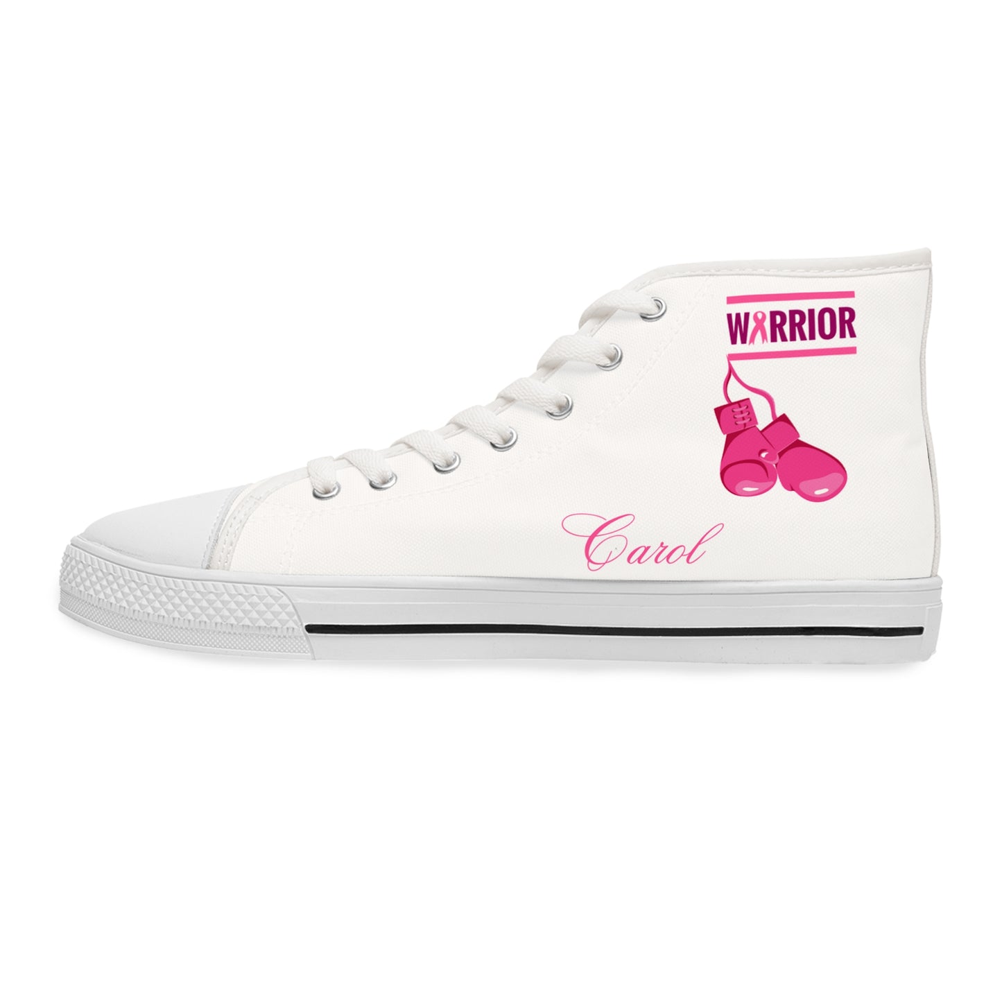 Warrier Pink - DESIGN THEN PAY Women's High Top Sneakers