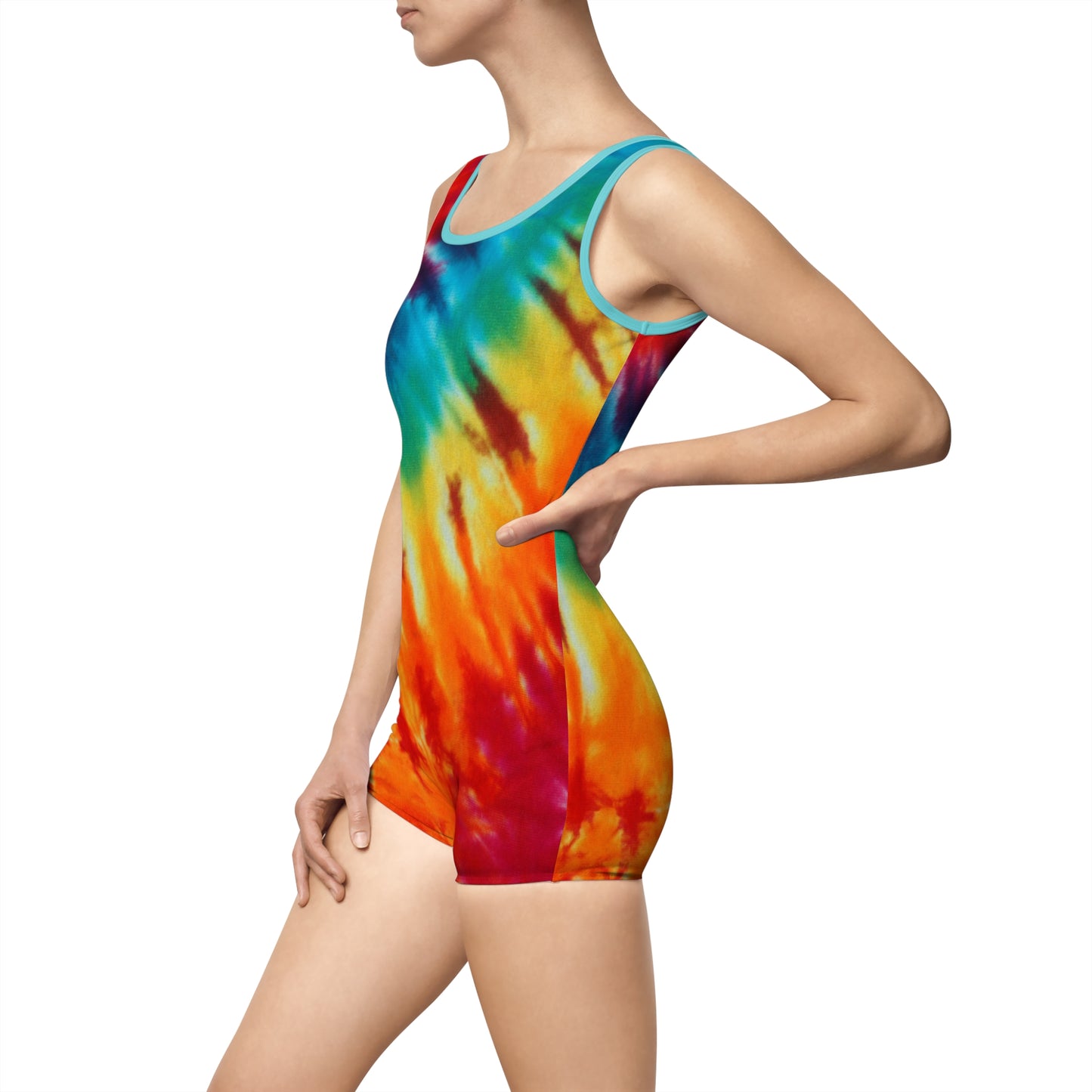 RAINBOW QUEST Women's Vintage Swimsuit (AOP)