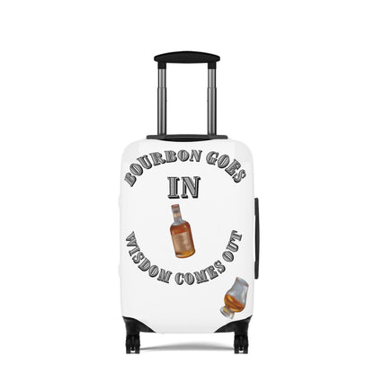 BOURBON GOES IN Luggage Cover