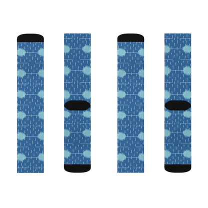 Blue spot Sublimation Socks