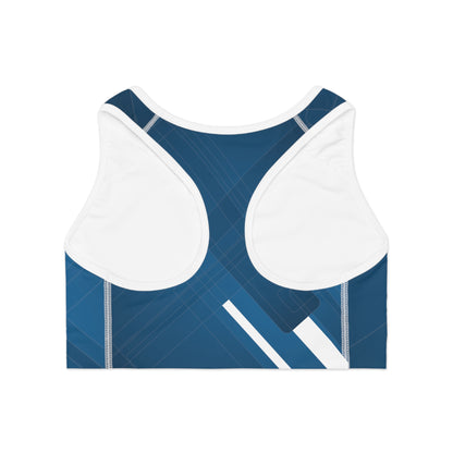 HUSTLE 1 Sports Bra (AOP)