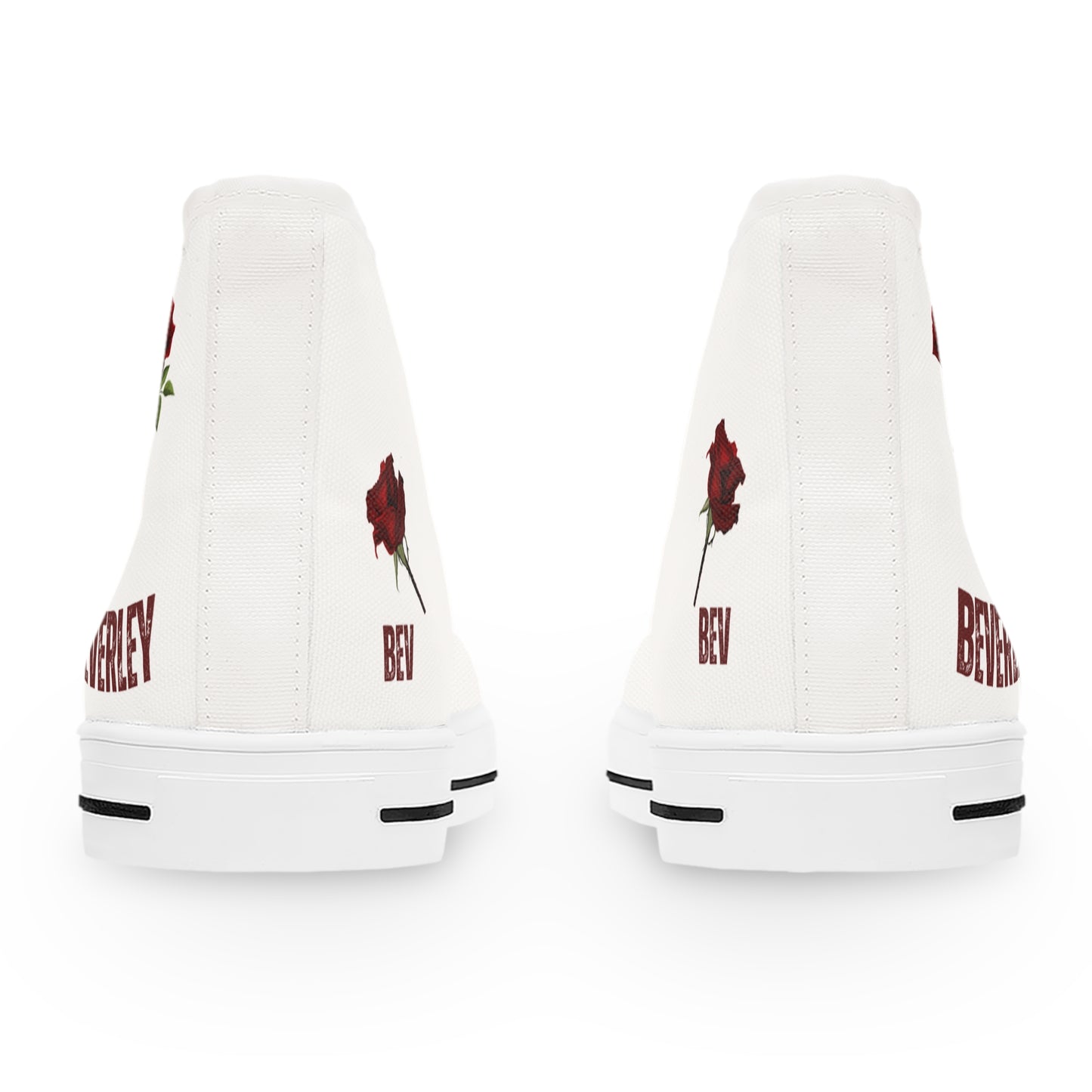 THE FAINT ONE  WHITE-  Women's High Top Sneakers