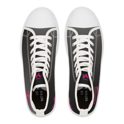 Warrier Pink Grey - DESIGN THEN PAY Women's High Top Sneakers