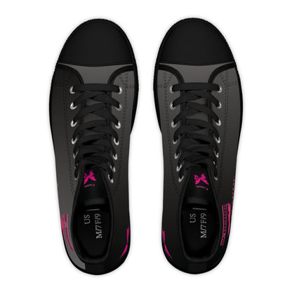 Warrier Pink Grey - DESIGN THEN PAY Women's High Top Sneakers