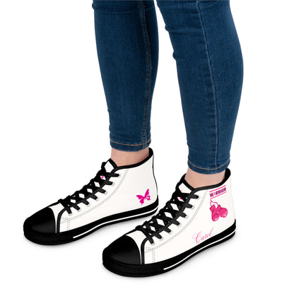 Warrier Pink - DESIGN THEN PAY Women's High Top Sneakers