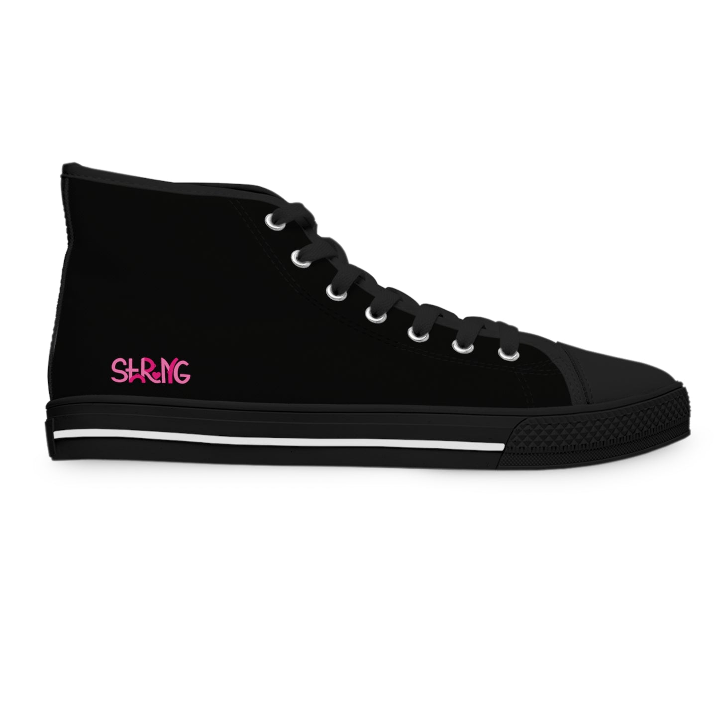 I Survived - Black - Women's High Top Sneakers