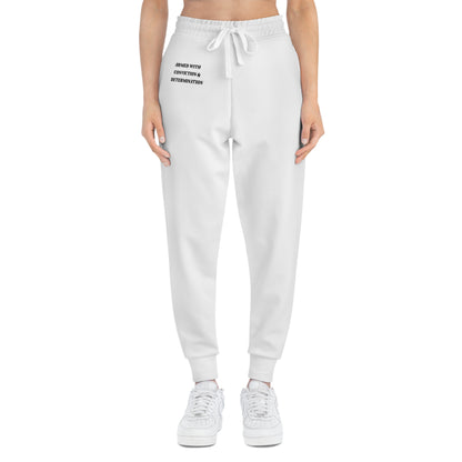 CONVICTION AND DETERMINATION Athletic Joggers (AOP)