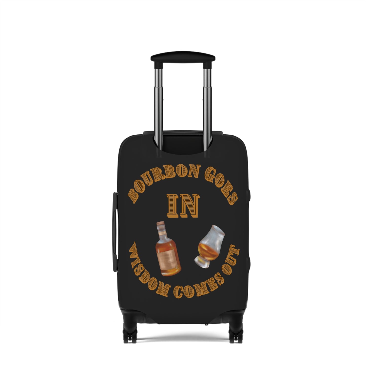 BOURBON GOES IN BLACK Luggage Cover