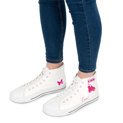 Warrier Pink - DESIGN THEN PAY Women's High Top Sneakers