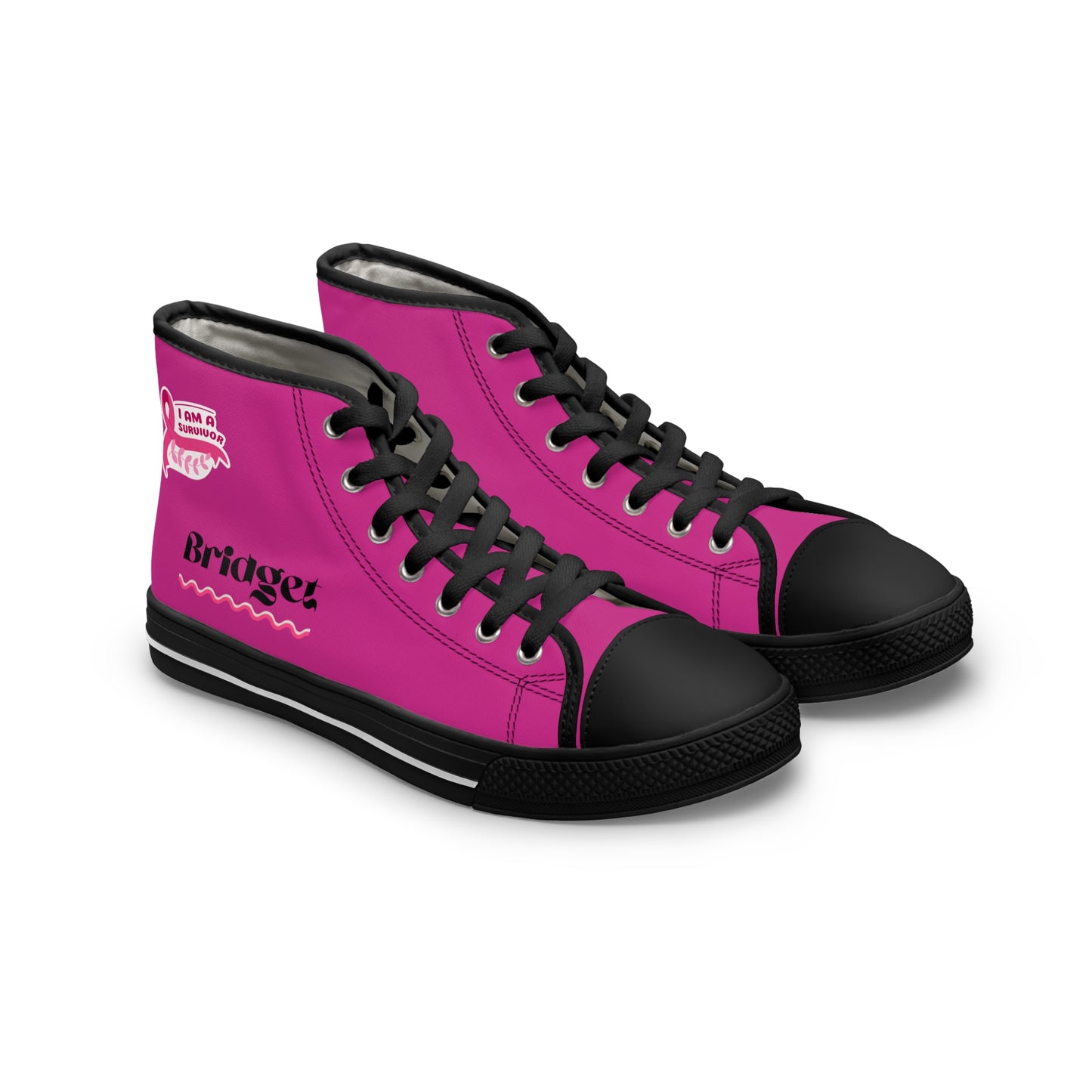 I Survived "Strong" -Women's High Top Sneakers