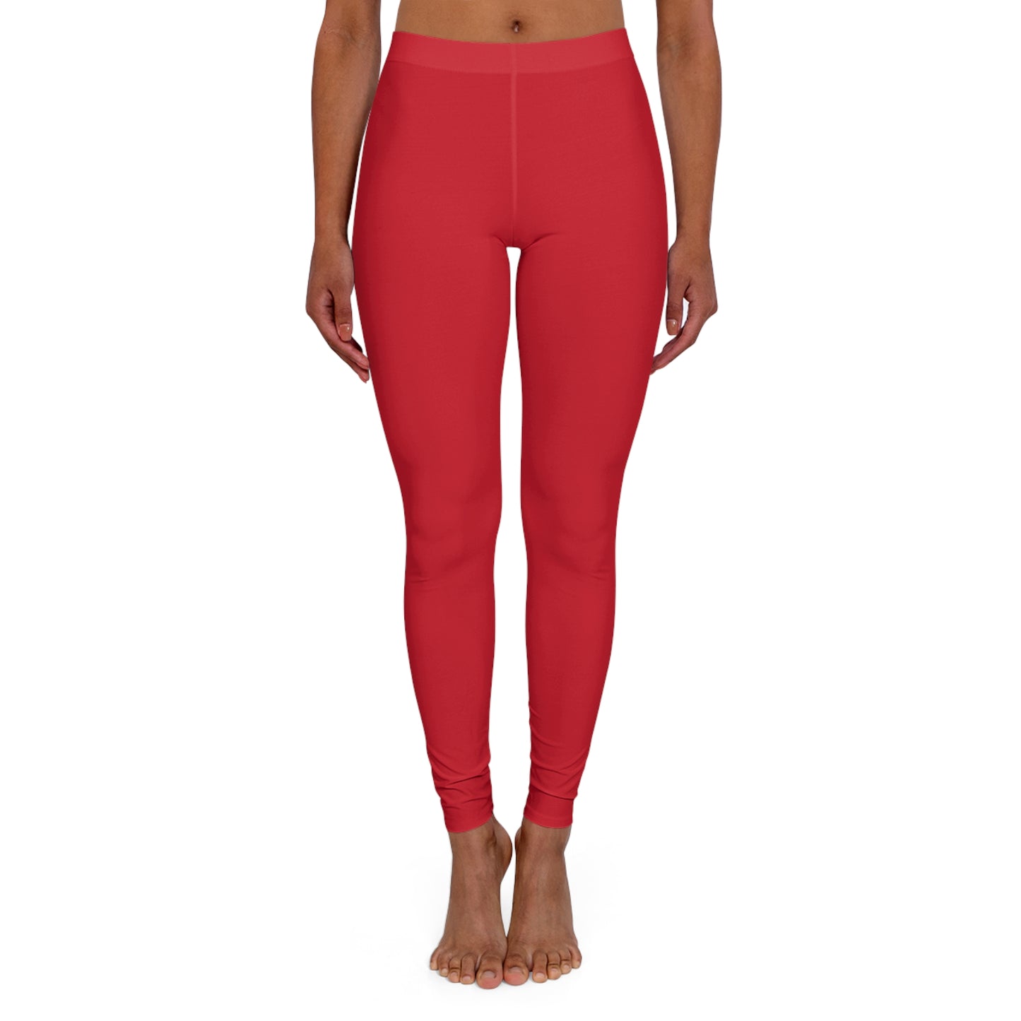 MORE PLEASE R Women's Spandex Leggings (AOP)