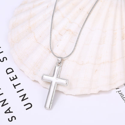 No Matter What - cross necklace