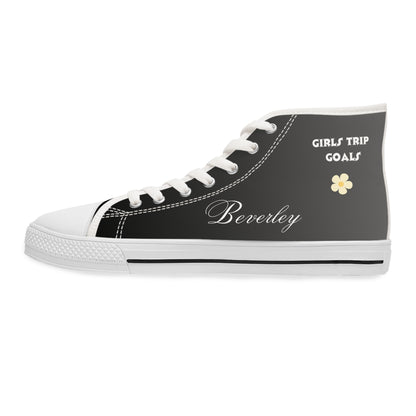 GIRL'S TRIP!   - PERSONALIZED/CUSTOM High Top Sneakers