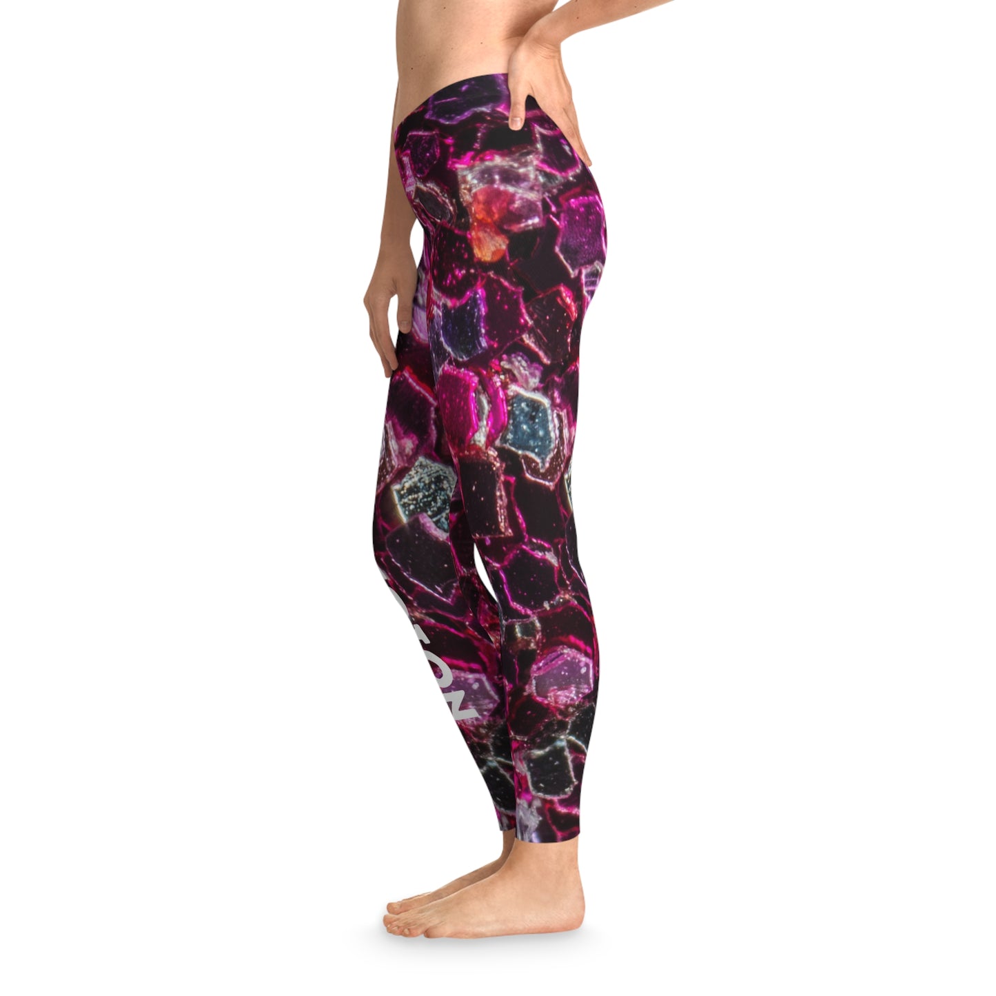 NO SUPERVISION NEEDED Stretchy Leggings (AOP)