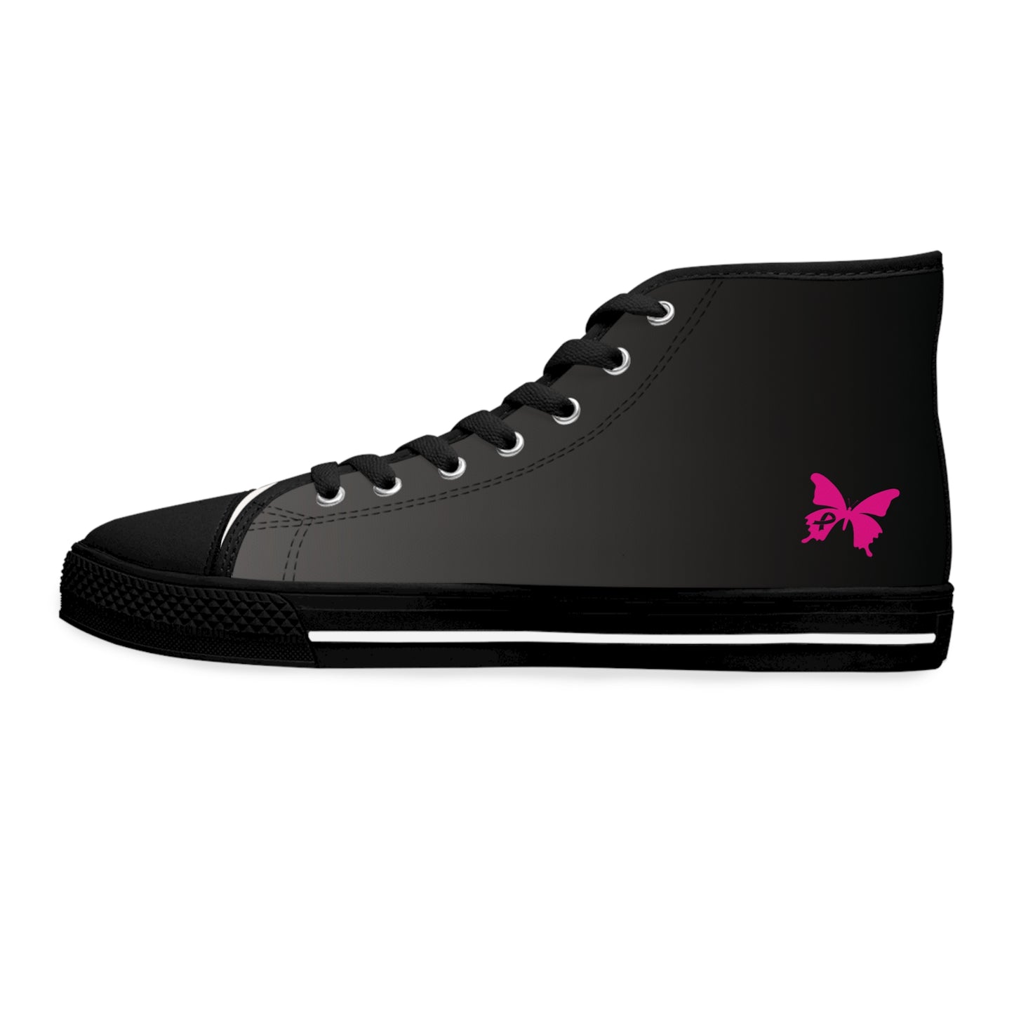 Warrier Pink Grey - DESIGN THEN PAY Women's High Top Sneakers