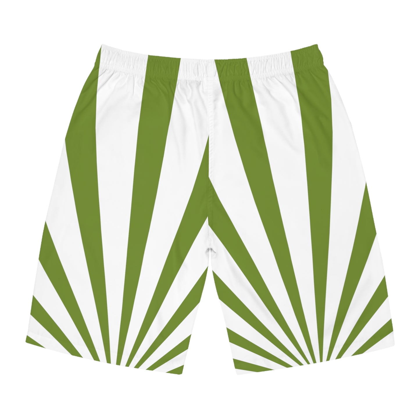 GREEN SPIRAL Men's Board Shorts (AOP)