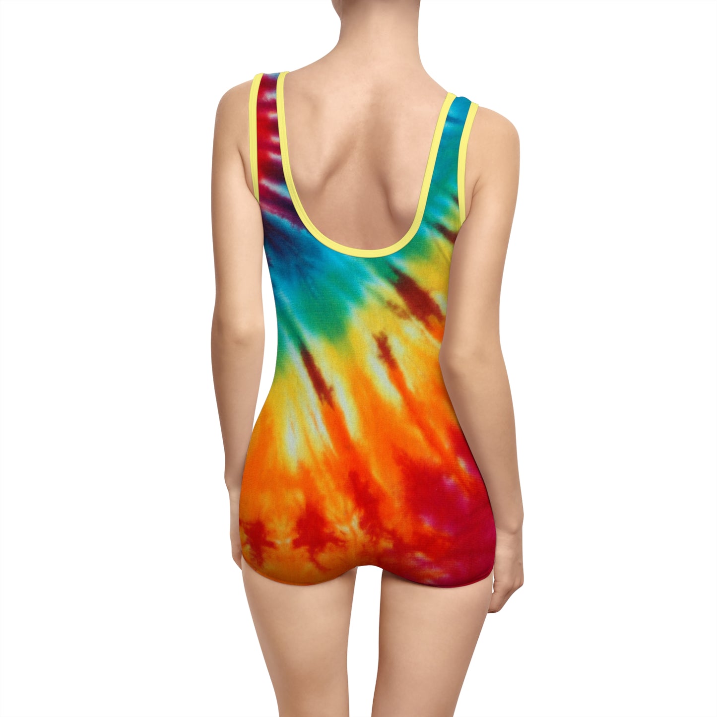 RAINBOW QUEST Women's Vintage Swimsuit (AOP)