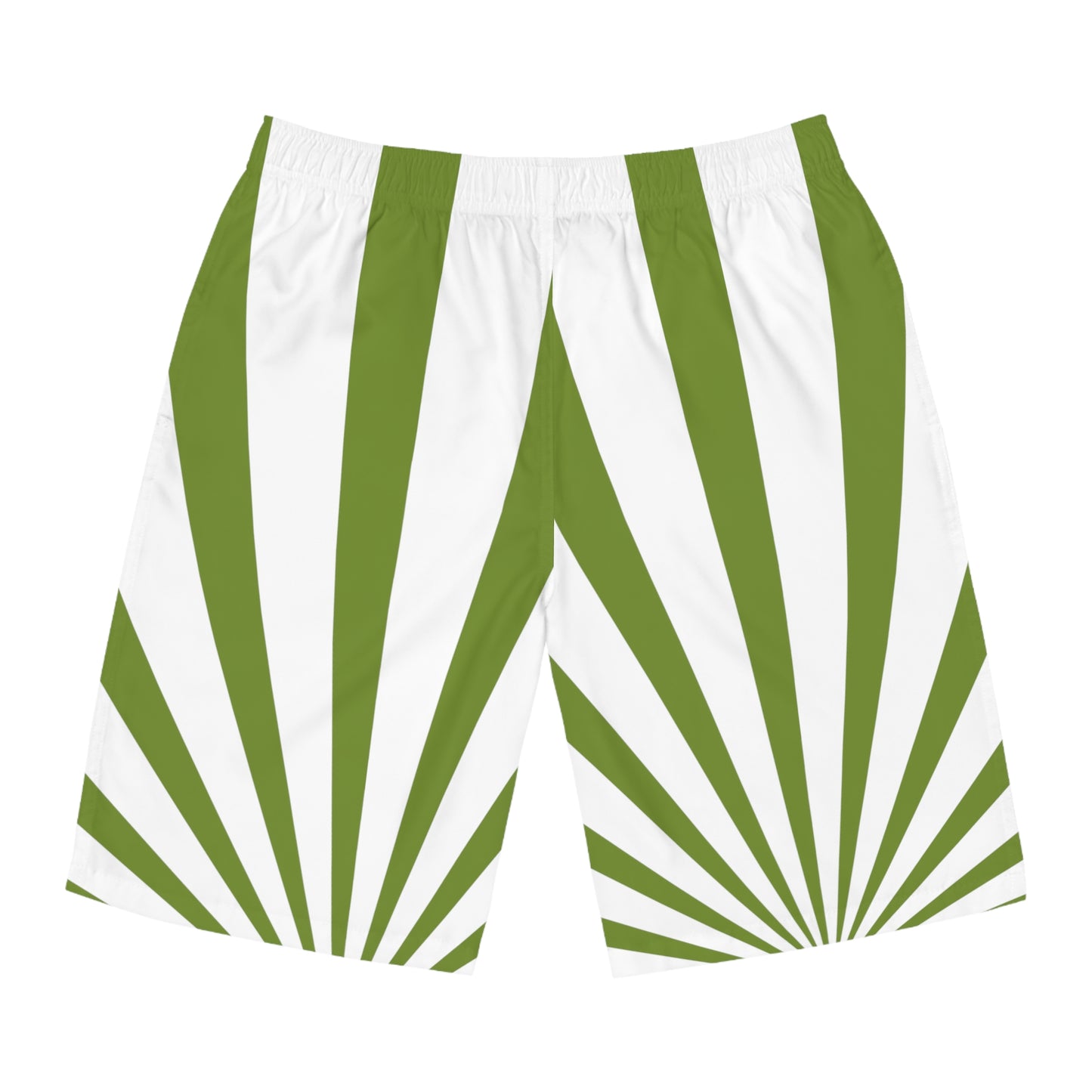 GREEN SPIRAL Men's Board Shorts (AOP)