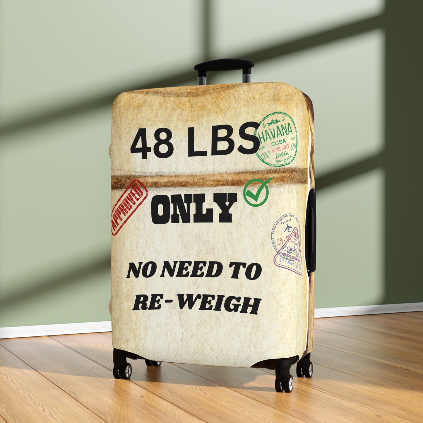 NO NEED TO REWEIGH Luggage Cover