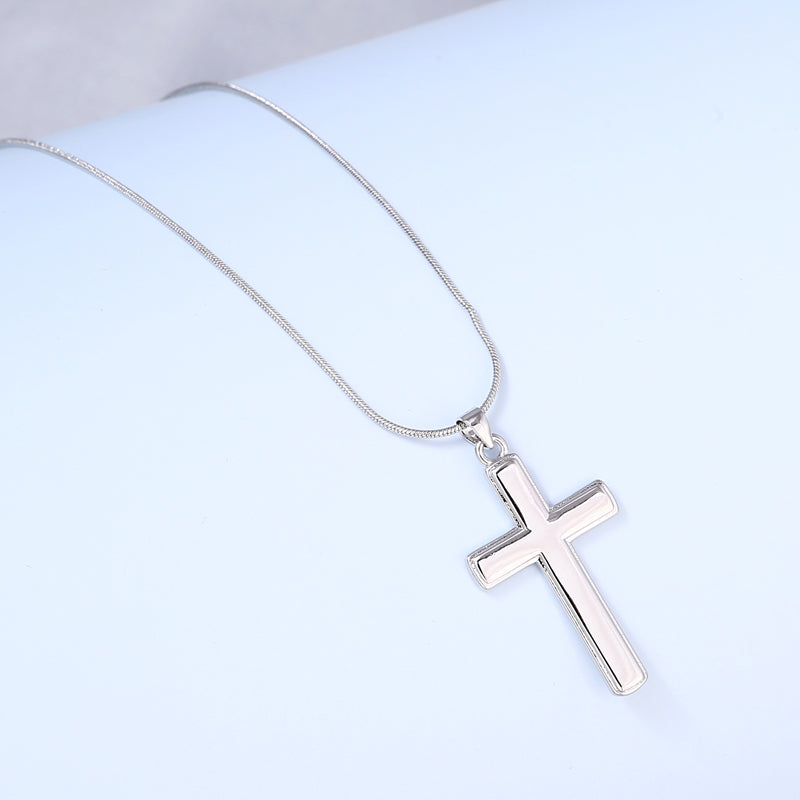 No Matter What - cross necklace