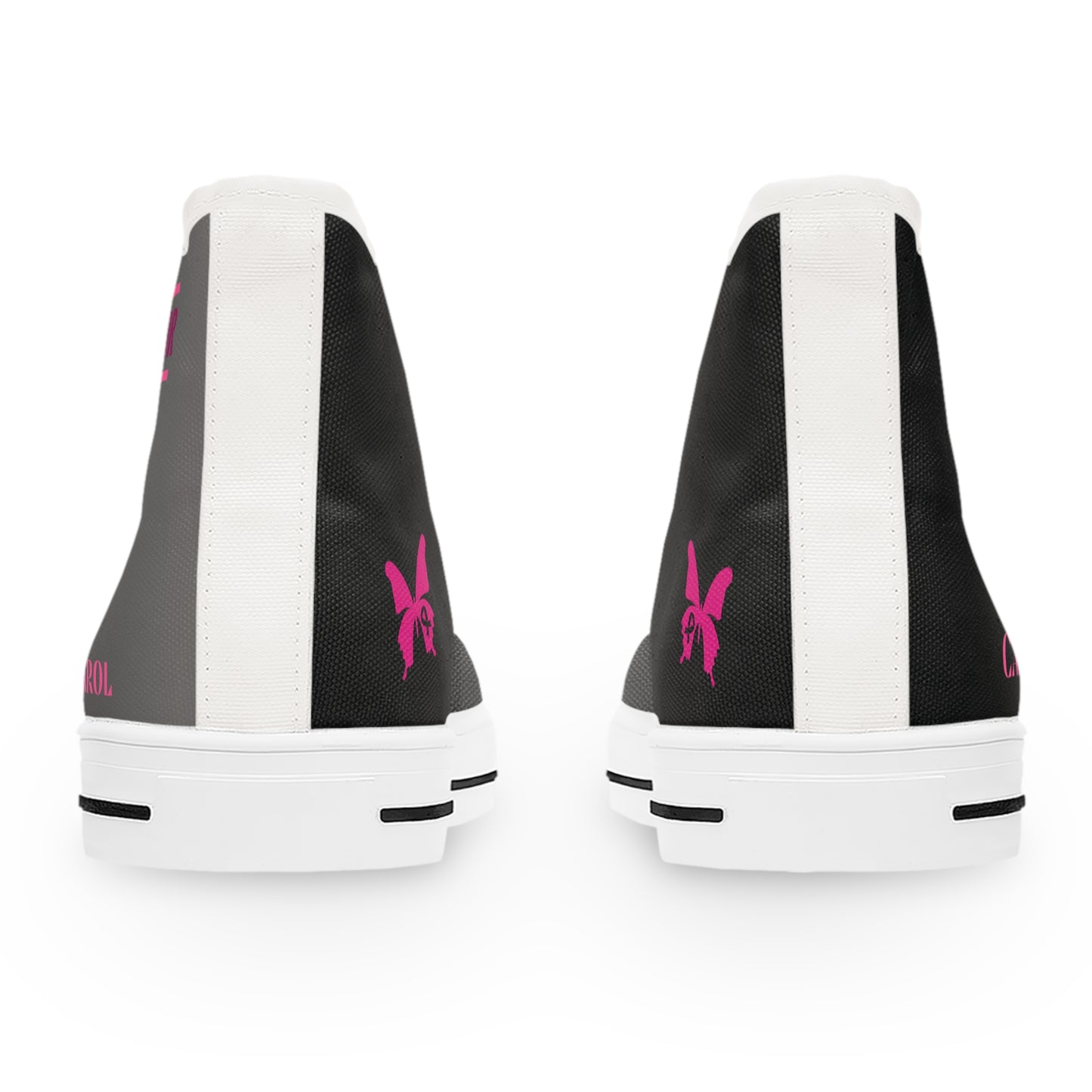 Warrier Pink Grey - DESIGN THEN PAY Women's High Top Sneakers