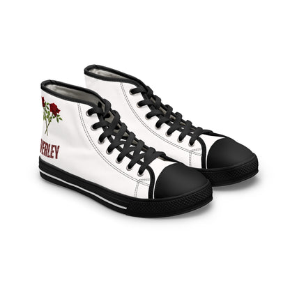 THE FAINT ONE  WHITE-  Women's High Top Sneakers