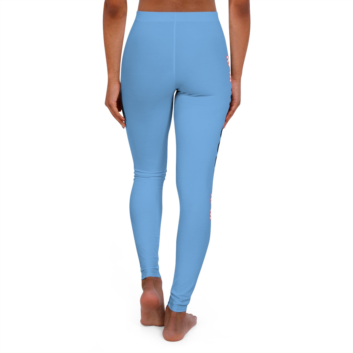 HUSTLE FOR THE MUSCLE Women's Spandex Leggings (AOP)