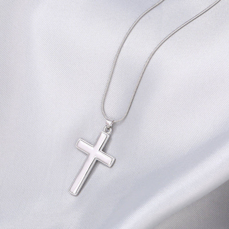 No Matter What - cross necklace