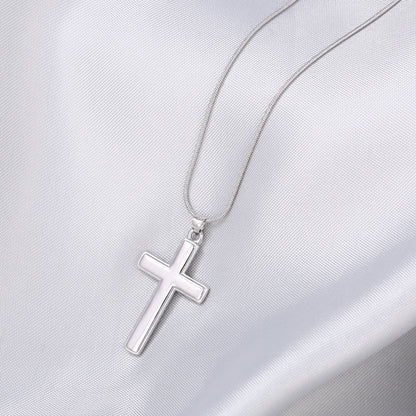 No Matter What - cross necklace