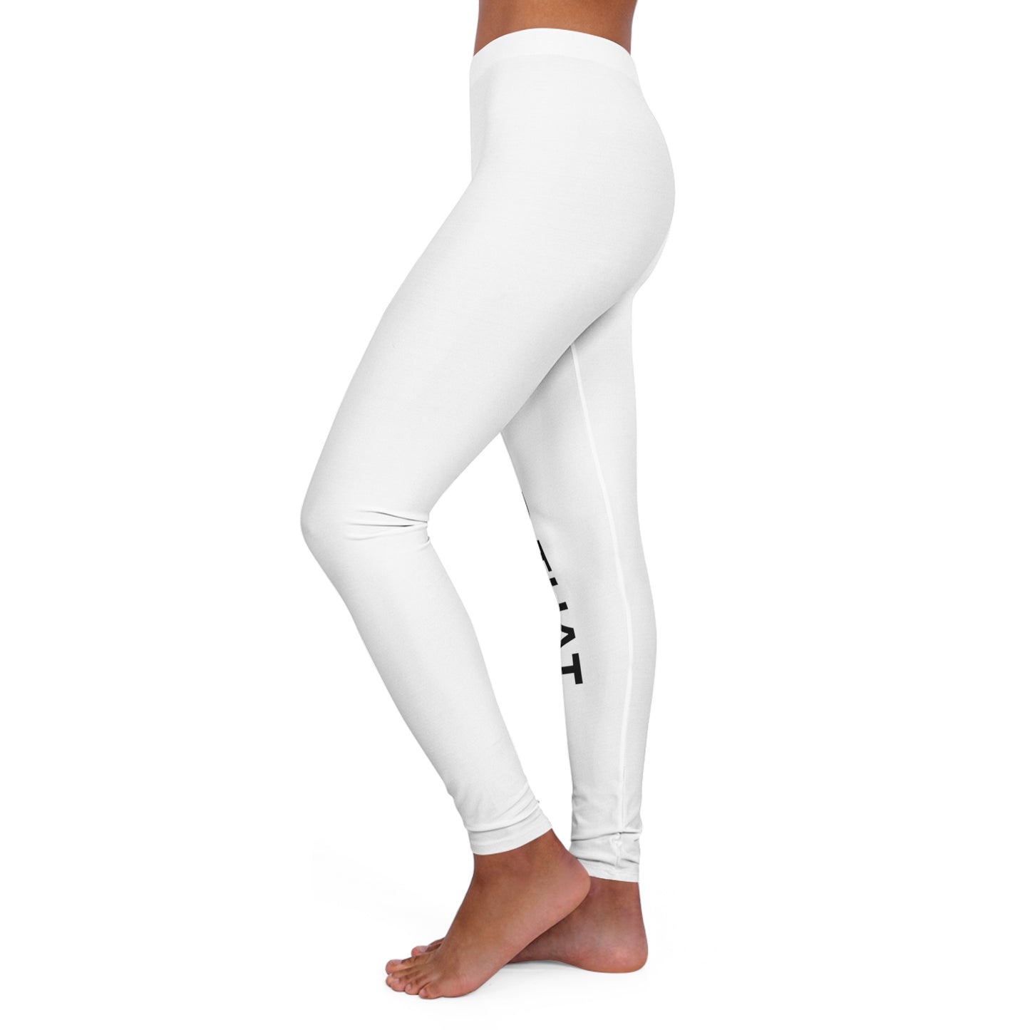 HUSTLE FOR THAT MUSCLE Women's Spandex Leggings (AOP)